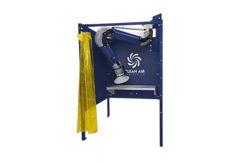 Clean Air Industries Welding Booth for Vocational Training