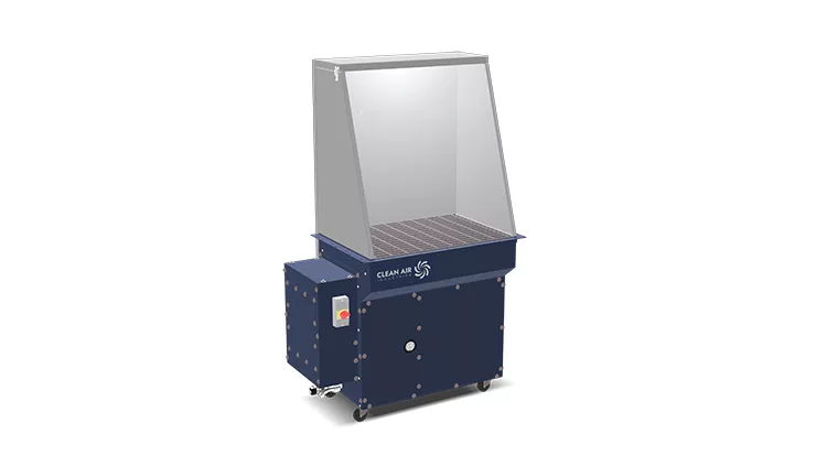 2x3 Portable Downdraft Tables by Clean Air Industries