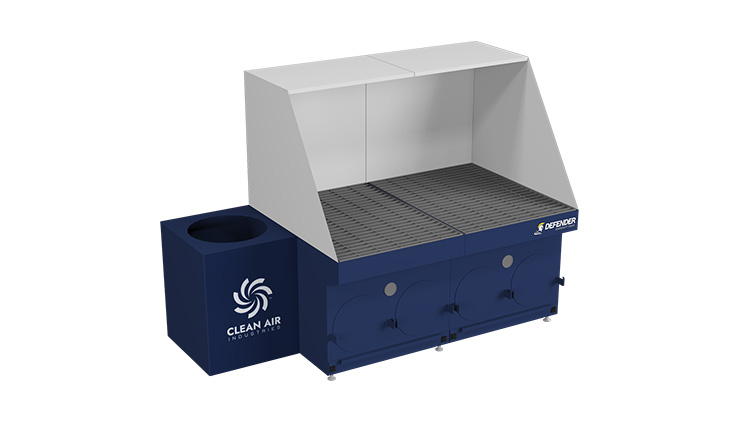 Defender Ducted Downdraft Tables | Clean Air Industries