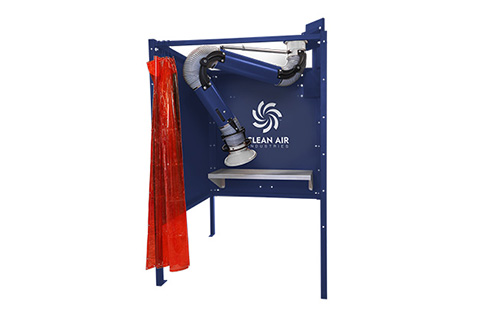 Bolt Together Welding Booths by Clean Air Industries