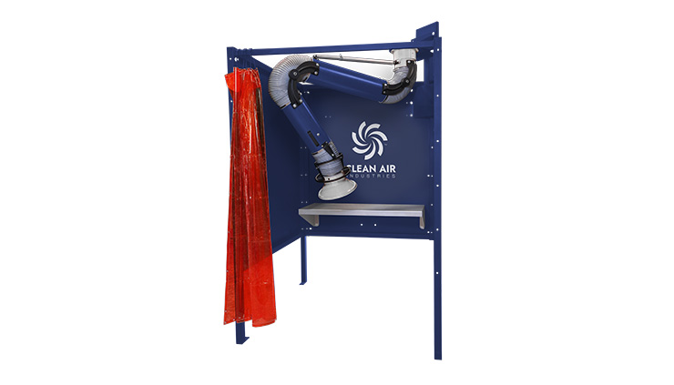 Bolt Together Welding Booth by Clean Air Industries