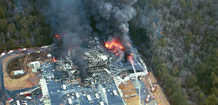 In 2003, an explosion and fire tore through the West Pharmaceutical Services plant in North Carolina, sparked by fine plastic dust. The disaster claimed six lives and left dozens injured.