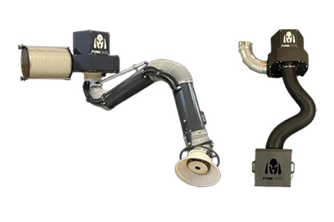 Fume Dog Wall Mounted Fume Extractors by Clean Air Industries